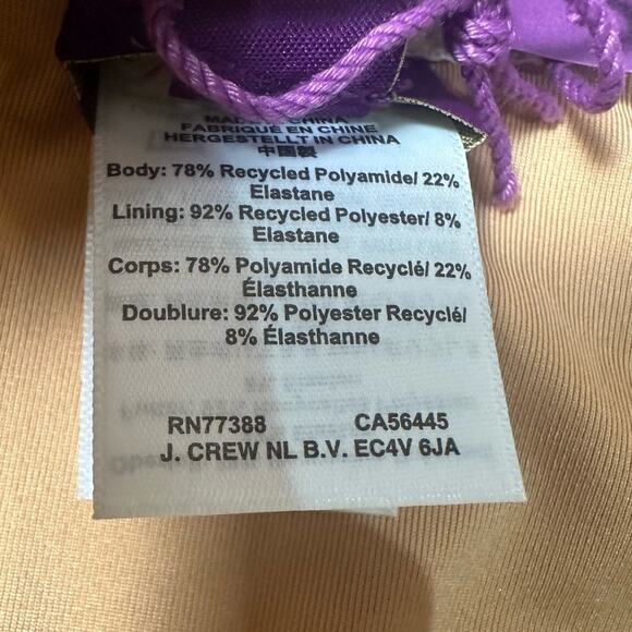 J. Crew Side-cutout one-piece swimsuit in Liberty® Eliza's Yellow fabric - Picture 10 of 10